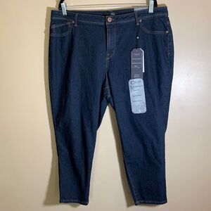 1822 Blue Crop Skinny Jeans NWT